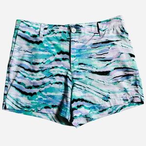 Reel Legends Women’s 10 Active Shorts in Ink Wash Cockatoo Print, Shorts